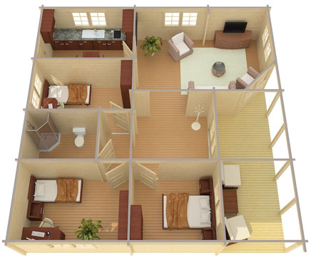 The Vigo Cottage Inside