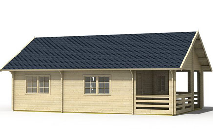 The Europa Summer House Side