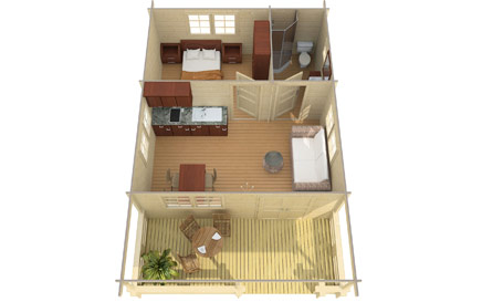 The Tormes Cabin Interior